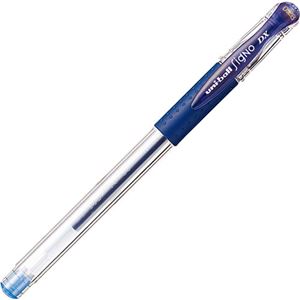 (まとめ) 三菱鉛筆 ゲルインクボールペン ユニボール シグノ 超極細 0.28mm ブルーブラック UM15128.64 1本  【×100セット】