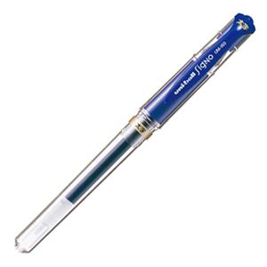 (まとめ) 三菱鉛筆 ゲルインクボールペン ユニボール シグノ 太字 1.0mm 青 UM153.33 1本  【×100セット】
