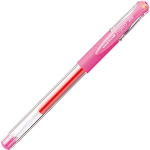 (まとめ) 三菱鉛筆 ゲルインクボールペン ユニボール シグノ 極細 0.38mm ピンク UM151.13 1本  【×100セット】