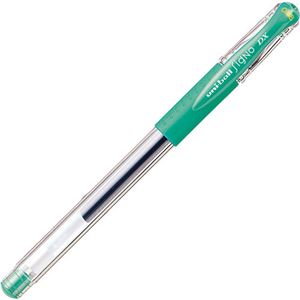 (まとめ) 三菱鉛筆 ゲルインクボールペン ユニボール シグノ 極細 0.38mm エメラルド UM151.31 1本  【×100セット】