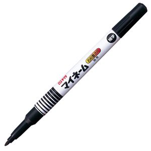 (まとめ) サクラクレパス 油性マーカー マイネーム 細字 黒 YK#49 1本  【×100セット】