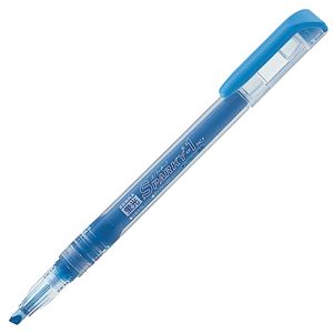 (まとめ) ゼブラ 蛍光スパーキー1 青 WKP1-BL 1本  【×100セット】