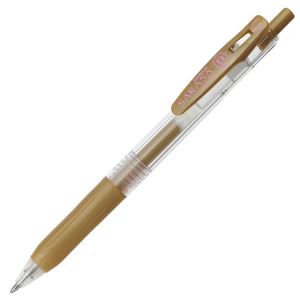 (まとめ) ゼブラ ゲルインクボールペン サラサクリップ 1.0mm 金 JJE15-GO 1本  【×100セット】