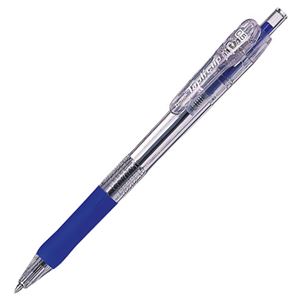 (まとめ) ゼブラ 油性ボールペン タプリクリップ 0.5mm 青 BNS5-BL 1本  【×100セット】