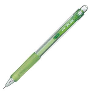 (まとめ) 三菱鉛筆 シャープ SHARPペンシル VERYシャ楽 0.5mm (軸色 透明緑) M5100T.6 1本  【×100セット】