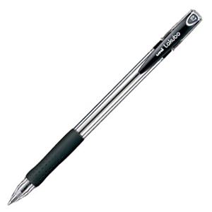 (まとめ) 三菱鉛筆 油性ボールペン VERY楽ボ 細字 0.7mm 黒 SG10007.24 1本  【×100セット】