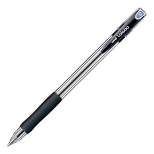 (まとめ) 三菱鉛筆 油性ボールペン VERY楽ボ 極細 0.5mm 黒 SG10005.24 1本  【×100セット】