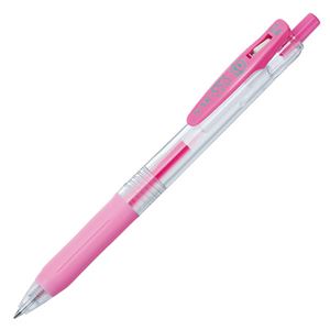 (まとめ) ゼブラ ゲルインクボールペン サラサクリップ 0.4mm ライトピンク JJS15-LP 1本  【×100セット】