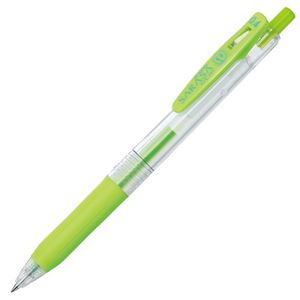 (まとめ) ゼブラ ゲルインクボールペン サラサクリップ 0.4mm ライトグリーン JJS15-LG 1本  【×100セット】