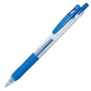 (まとめ) ゼブラ ゲルインクボールペン サラサクリップ 0.4mm ペールブルー JJS15-PB 1本  【×100セット】