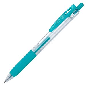 (まとめ) ゼブラ ゲルインクボールペン サラサクリップ 0.4mm ブルーグリーン JJS15-BG 1本  【×100セット】