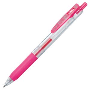 (まとめ) ゼブラ ゲルインクボールペン サラサクリップ 0.4mm ピンク JJS15-P 1本  【×100セット】