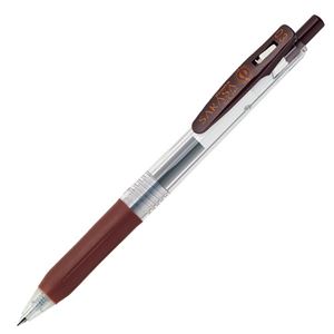 (まとめ) ゼブラ ゲルインクボールペン サラサクリップ 0.3mm 茶 JJH15-E 1本  【×100セット】