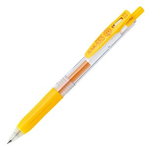(まとめ) ゼブラ ゲルインクボールペン サラサクリップ 0.3mm 黄 JJH15-Y 1本  【×100セット】