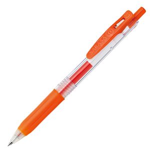(まとめ) ゼブラ ゲルインクボールペン サラサクリップ 0.3mm レッドオレンジ JJH15-ROR 1本  【×100セット】