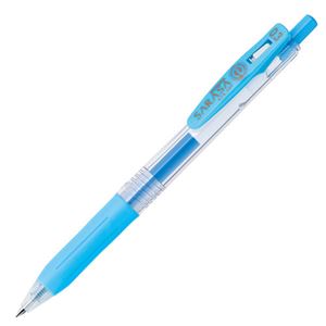 (まとめ) ゼブラ ゲルインクボールペン サラサクリップ 0.3mm ライトブルー JJH15-LB 1本  【×100セット】