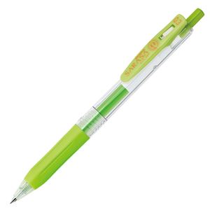 (まとめ) ゼブラ ゲルインクボールペン サラサクリップ 0.3mm ライトグリーン JJH15-LG 1本  【×100セット】