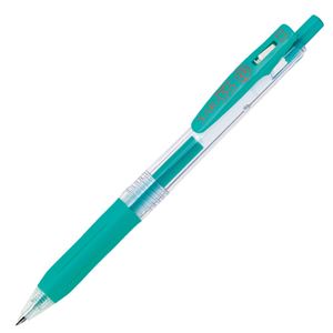 (まとめ) ゼブラ ゲルインクボールペン サラサクリップ 0.3mm ブルーグリーン JJH15-BG 1本  【×100セット】