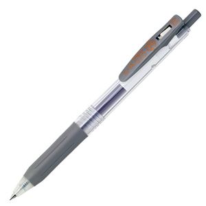 (まとめ) ゼブラ ゲルインクボールペン サラサクリップ 0.3mm グレー JJH15-GR 1本  【×100セット】
