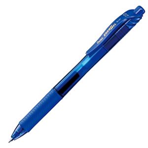 (まとめ) ぺんてる ゲルインクボールペン エナージェル・エックス 0.7mm 青 BL107-C 1本  【×100セット】