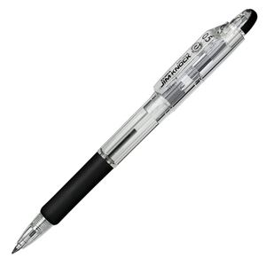 (まとめ) ゼブラ 油性ボールペン ジムノック 0.5mm 黒 KRBS-100-BK 1本  【×100セット】