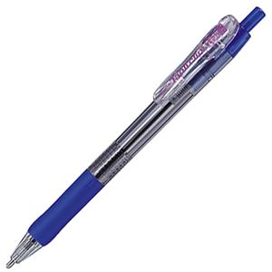 (まとめ) ゼブラ 油性ボールペン タプリクリップ 1.6mm 青 BNU5-BL 1本  【×100セット】