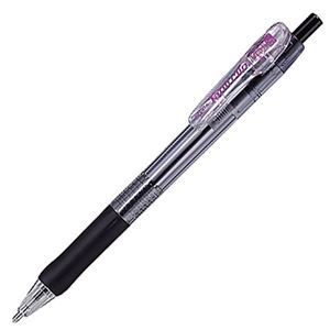 (まとめ) ゼブラ 油性ボールペン タプリクリップ 1.6mm 黒 BNU5-BK 1本  【×100セット】