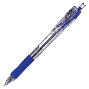 (まとめ) ゼブラ 油性ボールペン タプリクリップ 0.7mm 青 BN5-BL 1本  【×100セット】