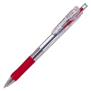 (まとめ) ゼブラ 油性ボールペン タプリクリップ 0.5mm 赤 BNS5-R 1本  【×100セット】