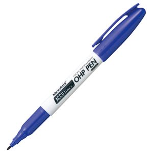 (まとめ) モナミ ACCU LINER OHP PEN X-FINE 青 12902 1本  【×100セット】