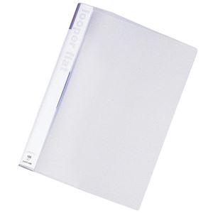 (まとめ) リヒトラブ ルーパーフラット A4タテ 2穴 100枚収容 乳白 F-52-1 1冊  【×100セット】