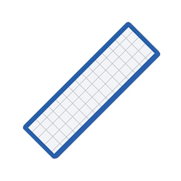 (まとめ) コクヨ マグネット見出し 19×75×1.2mm 青 マク-402B 1個  【×100セット】