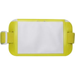 (まとめ) ソニック 腕章名札 黄 NF-719-Y 1枚  【×100セット】