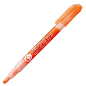 (まとめ) ゼブラ 蛍光オプテックス1 EZ オレンジ WKS11-OR 1本  【×300セット】