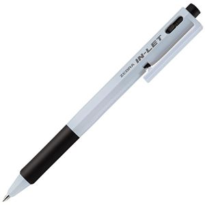(まとめ) ゼブラ 油性ボールペン インレット・ホワイト 0.7mm 黒 BN15-BK 1本  【×300セット】