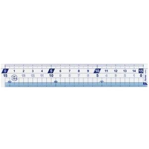 (まとめ) レイメイ藤井 Study Mate 再生PET定規はしゼロメモリ 15cm APJ72 1個  【×300セット】