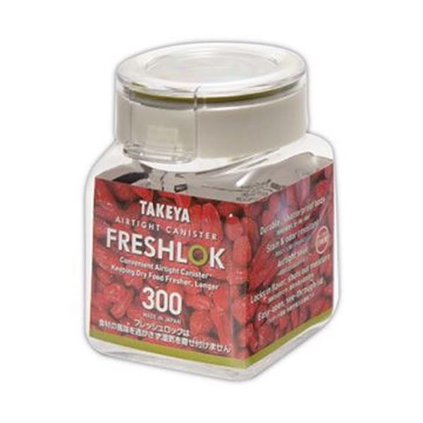 （まとめ）タケヤ化学工業 TAKEYAフレッシュロック 角型 300ml 1個【×50セット】