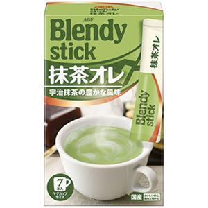 （まとめ）味の素AGF ブレンディスティック抹茶オレ 12g 1パック（7本）【×50セット】 - 拡大画像