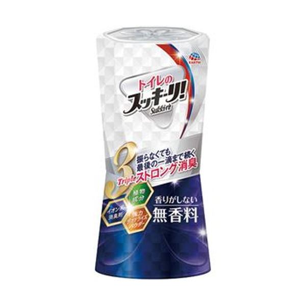 （まとめ）アース製薬 トイレのスッキーリ！ 無香料 400ml 1個【×20セット】