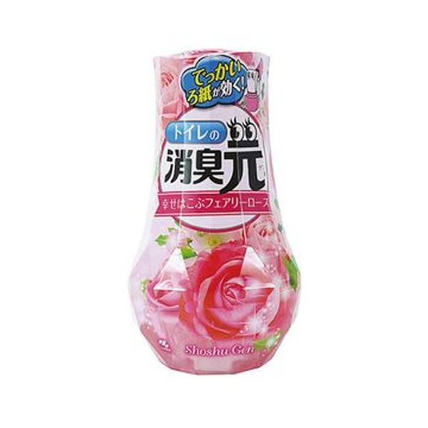 （まとめ）小林製薬 トイレの消臭元幸せはこぶフェアリーローズ 400ml 1個【×20セット】