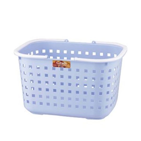 （まとめ）アスベル グレディバスケット M ブルー 1個【×20セット】