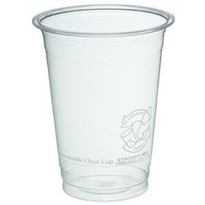 （まとめ）サンナップ サスティナブルクリアーカップ 420ml（14オンス）C92-420SCC 1パック（40個）【×20セット】 - 拡大画像
