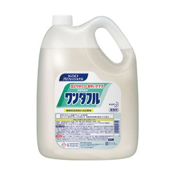 （まとめ）花王 ワンダフル 業務用 4.5L 1本【×10セット】