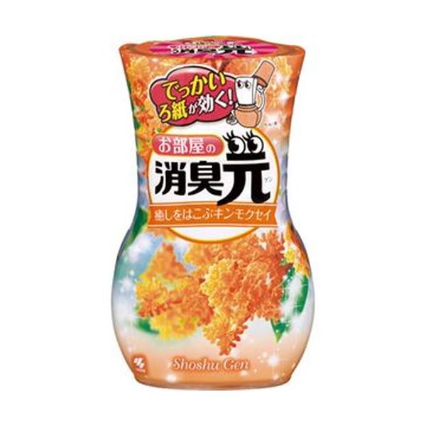 （まとめ）小林製薬 お部屋の消臭元癒しをはこぶキンモクセイ 400ml 1セット（3個）【×10セット】