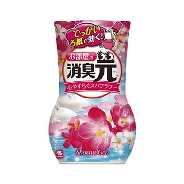 （まとめ）小林製薬 お部屋の消臭元心やすらぐスパフラワー 400ml 1セット（3個）【×10セット】