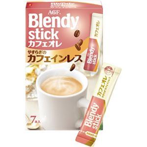 （まとめ）味の素AGF ブレンディ スティックカフェオレ やすらぎカフェインレス 10g 1セット（42本：7本×6箱）【×10セット】 - 拡大画像