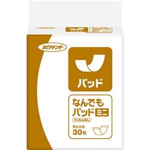 （まとめ）王子ネピア ネピアテンダー パッドなんでもパッド ミニ 1セット（180枚：30枚×6パック）【×3セット】