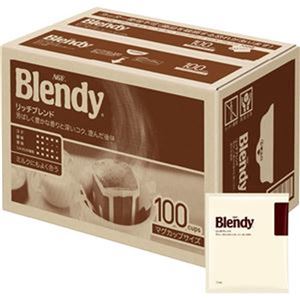 （まとめ）味の素AGF ブレンディレギュラーコーヒー ドリップパック リッチブレンド 7g 1セット（200袋：100袋×2箱）【×3セット】 - 拡大画像