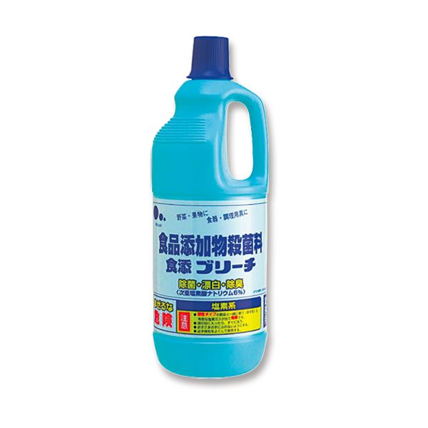 （まとめ）ミツエイ 食添ブリーチ 本体 1500ml 1本 【×30セット】