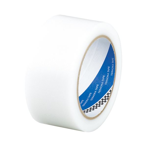 （まとめ）寺岡製作所 養生用P-カットテープ 50mm×25m 透明 No.4140トウメイ 1巻 【×30セット】